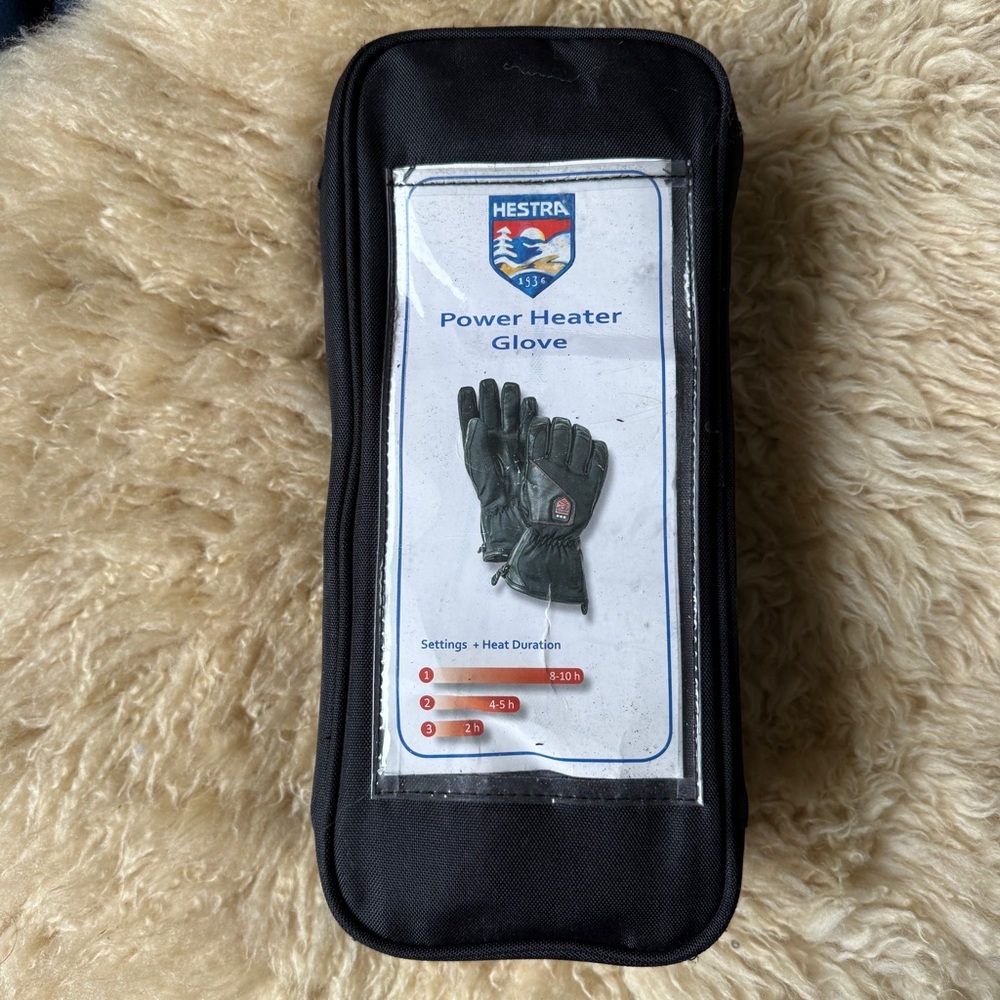 Hestra Power Heater Glove In Case Sz 10 - Picture 3 of 12